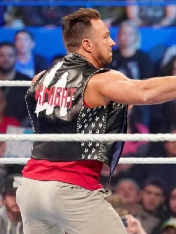 WWE-Smackdown-LA-Knight-Black-Leather-Vest