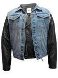 WWE-Triple-H-Denim-Leather-Jacket-1