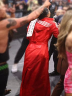 WWE NXT 2026 Kelani Jordan Red Adidas Hooded Coat