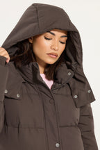 Warm brown winter coat