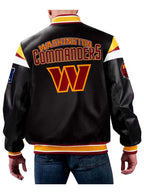 Washington Commanders Leather Jacket For Sale
