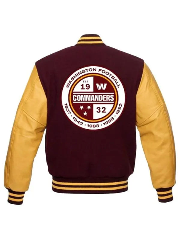 Washington-Commanders-Letterman-Jacket