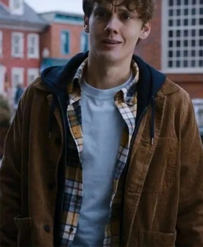 Wednesday 2022 Tyler Galpin Brown Jacket