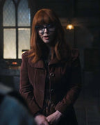 Wednesday 2022 Marilyn Thornhill Brown Jacket