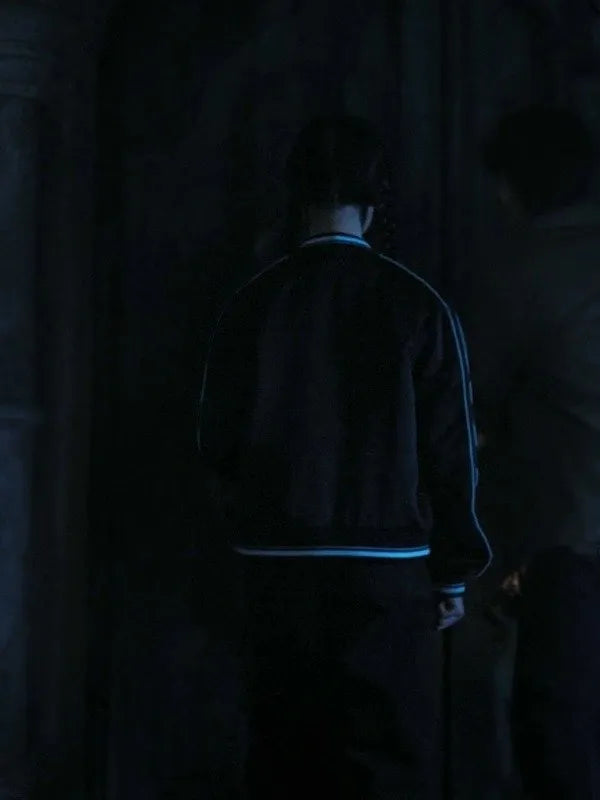Wednesday Addams Black Bomber jacket