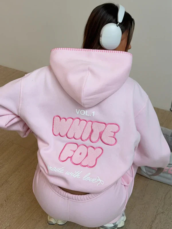 White-Fox-Pink-Posy-Hoodie