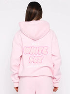 White-Fox-Posy-Pink-Hoodie-Back-View
