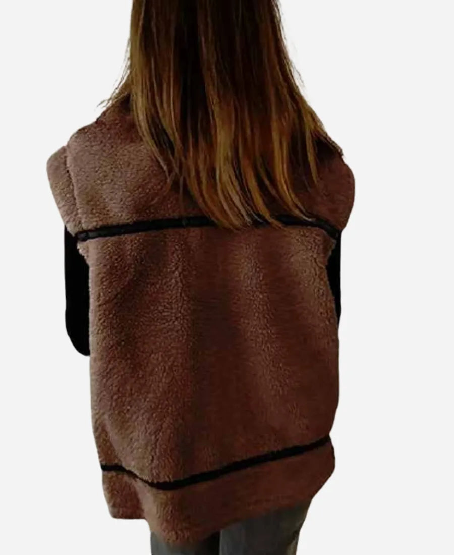 Sherry Cola Wild Vacation Rentals 2026 Fuzzy Fleece Vest