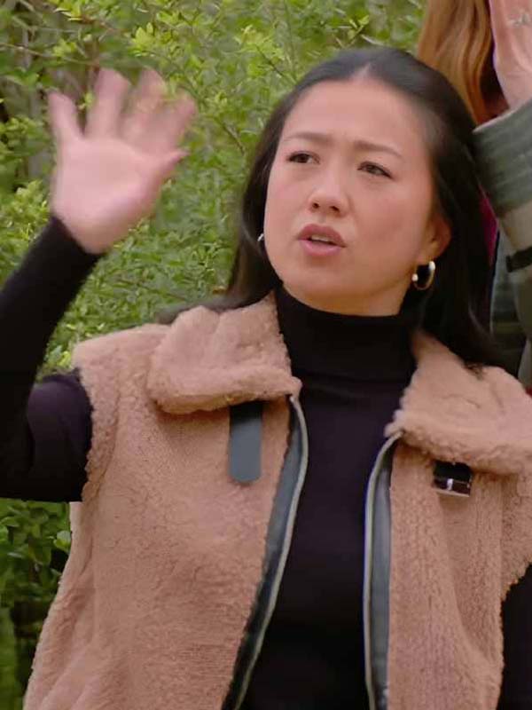 Wild Vacation Rentals 2026 Sherry Cola Fuzzy Brown Vest
