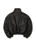 WILLY CHAVARRIA Black Ruff Rider Leather Jacket