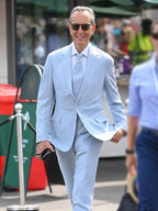 Wimbledon 2026 Richard E Grant Blue Suit