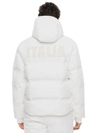 Winter Olympics 2026 Team Italy EA7 White Puffer Jacket
