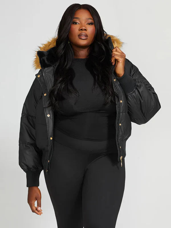 Women-Baby-Phat-Black-Puffer-Jacket