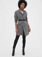 Women-GAP-Wool-Coat-Grey