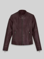 Women Alexandra Daddario San Andreas Leather Jacket