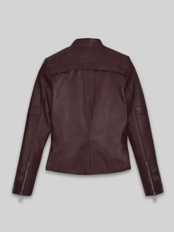 Women Alexandra Daddario San Andreas Leather Jacket