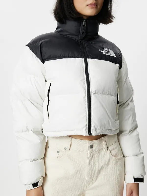 Women's Nuptse Short Jacket White