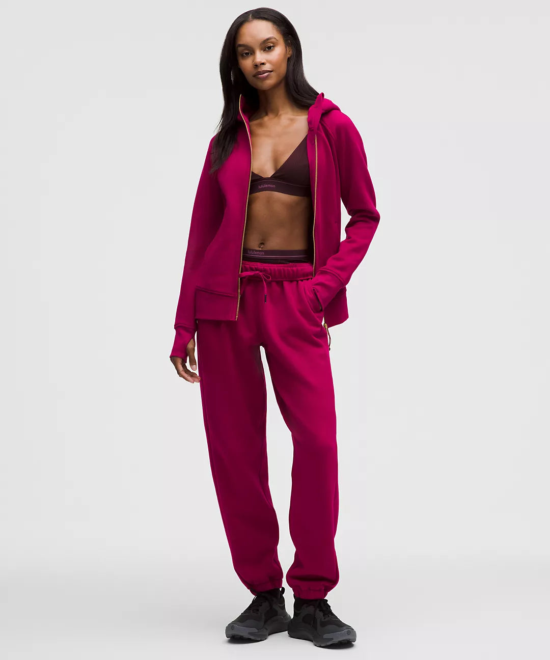 Women's full zip Scuba hoodie