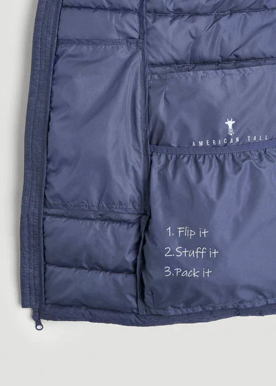 women's lightweight packable puffer jacket