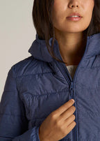 women's lightweight packable puffer jacket