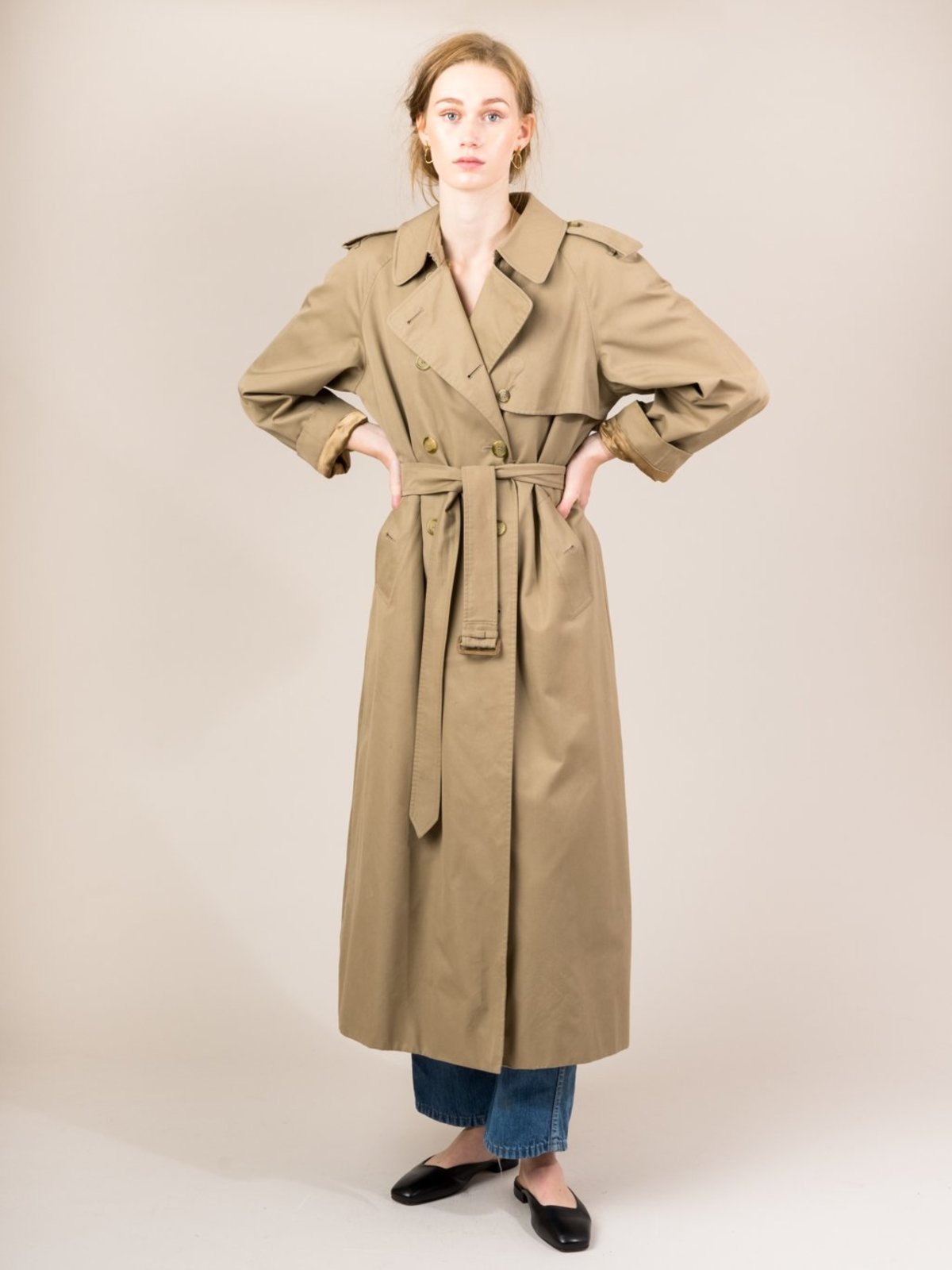 Women's vintage Burberry trench