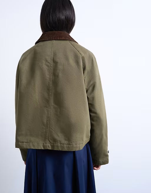 Womens Padded Denim Barn jacket