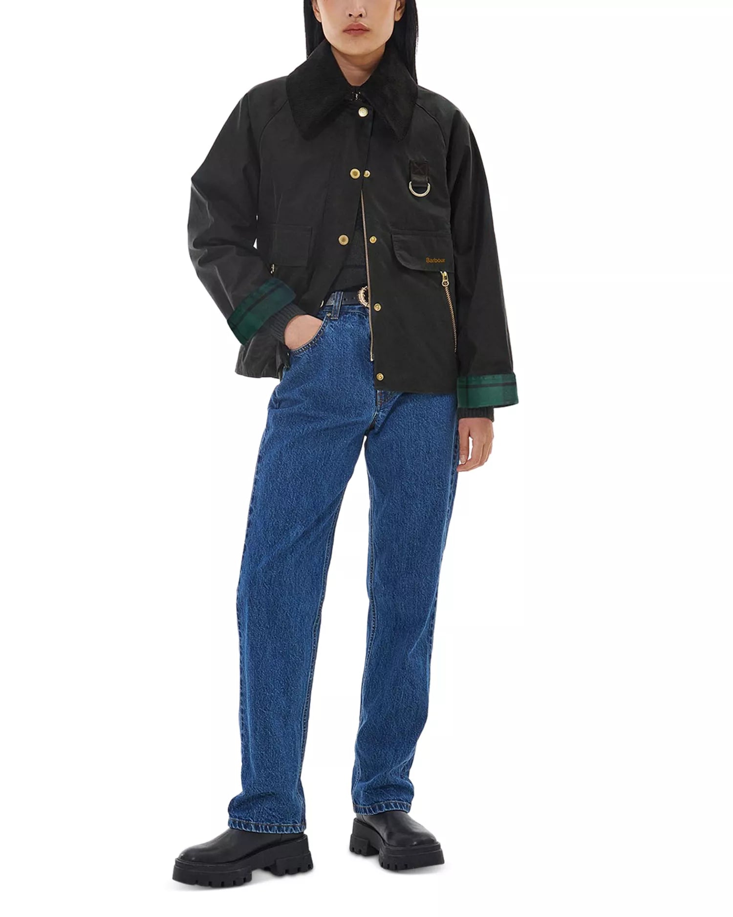 Women's waxed Barbour jacket