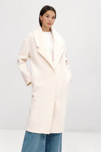 Women's wool long coat