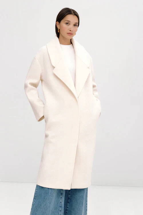 Women's wool long coat