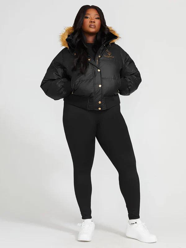 Women's-Baby-Phat-Puffer-Jacket-Black