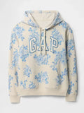 Womens-Blue-Floral-Gap-Hoodie