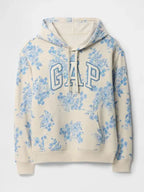 Womens-Blue-Floral-Gap-Hoodie