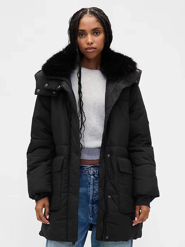 GAP-Faux-Fur-Trim-Midi-Puffer-Jacket