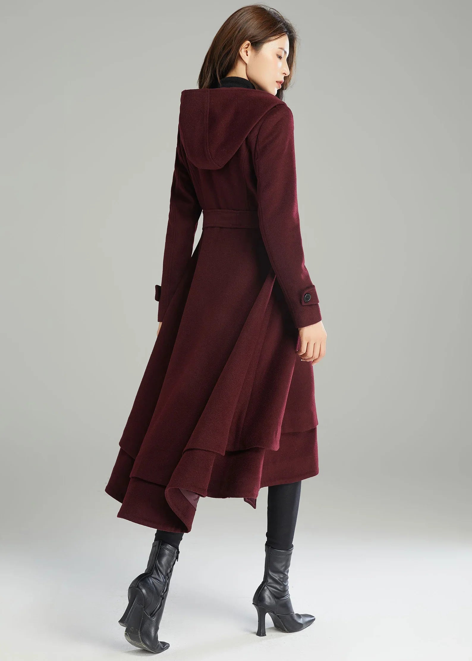 Womens-Hooded-Wool-Coat-Back