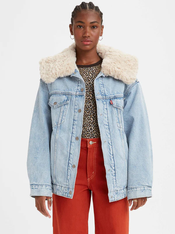 Womens-Levi-Jean-Jacket-With-Fur