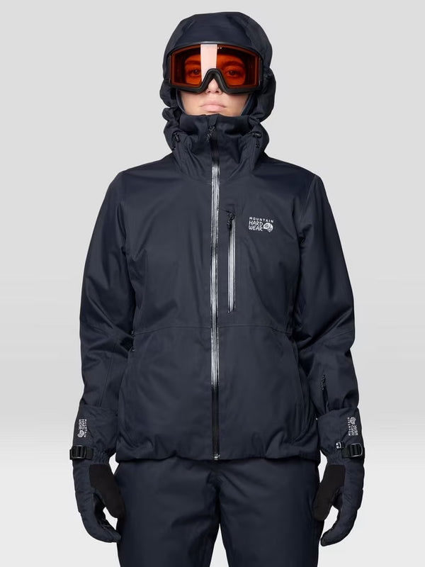 Womens-Mountain-Hardwear-Firefall-Jacket-In-Black