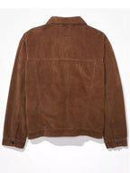 Womens-Oversized-Corduroy-Jacket-Brown-Back