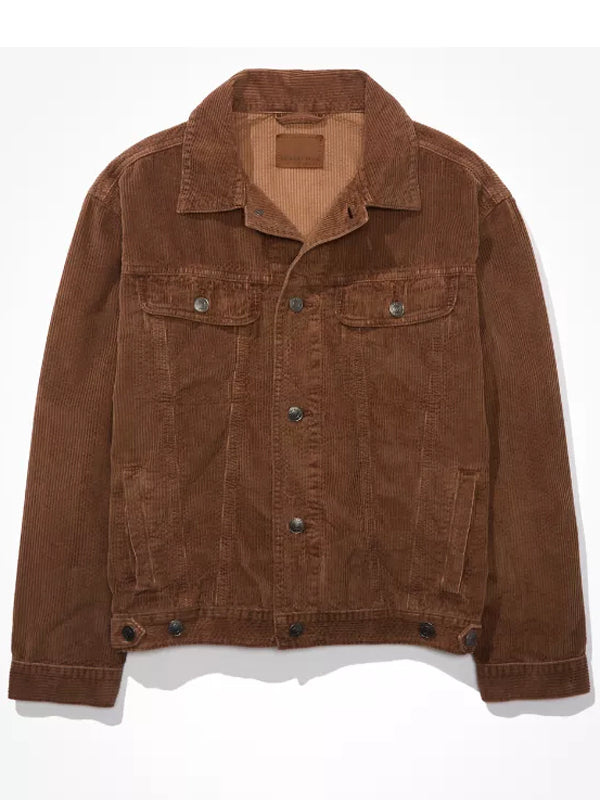 Womens-Oversized-Corduroy-Jacket-Brown