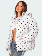 Womens-Polka-Dot-Puffer-Jacket