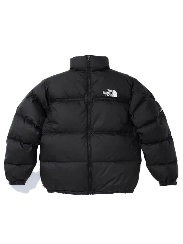 Womens-The-North-Face-Supreme-Black-Puffer-Jacket-Back-View