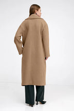 Wool coat winter layering
