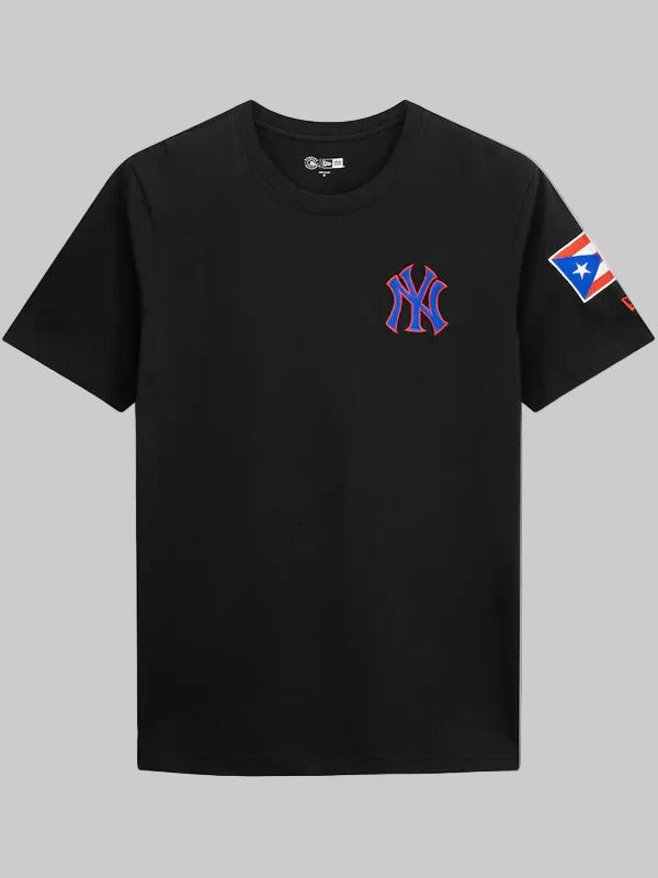 Yankees New Era Puerto Rico Flag T-Shirt