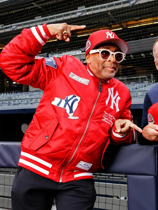 Yankees MA-1 Spike Lee Red Jacket