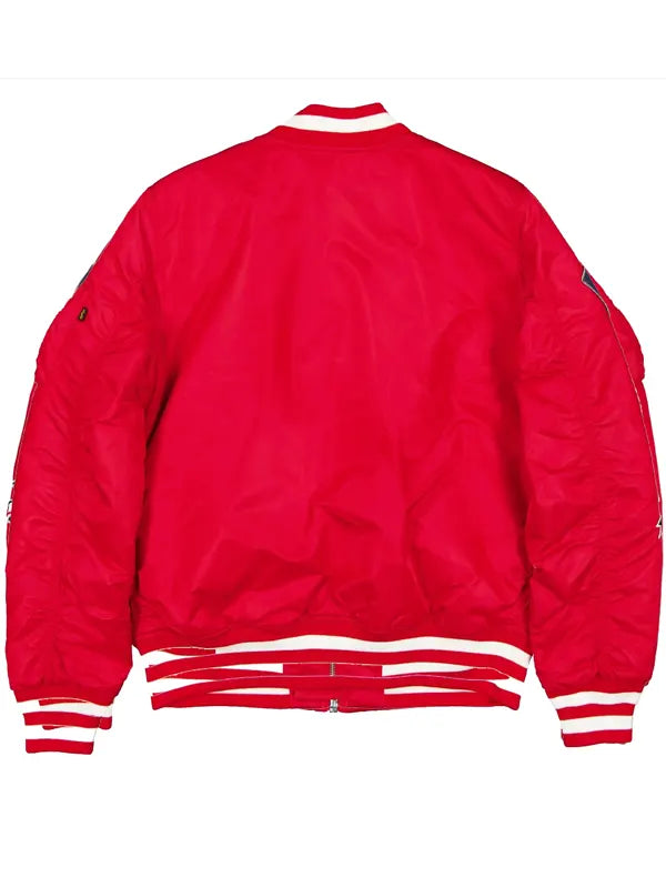 Yankees MA-1 Spike Lee Red Jacket