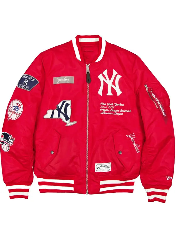 Yankees MA-1 Spike Lee Red Jacket