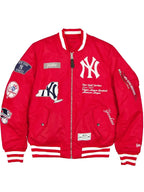 Yankees MA-1 Spike Lee Red Jacket