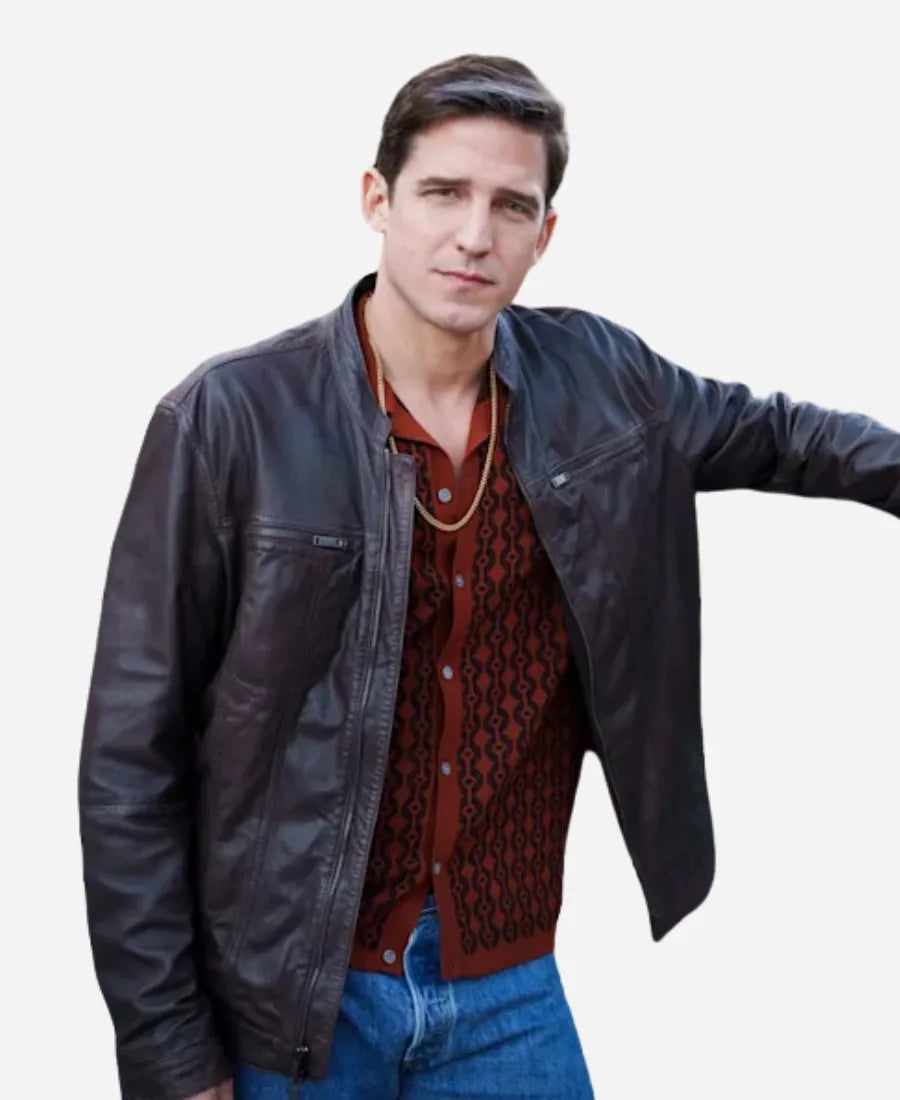 Dwayne Pride NCIS Origins S02 Brown Jacket