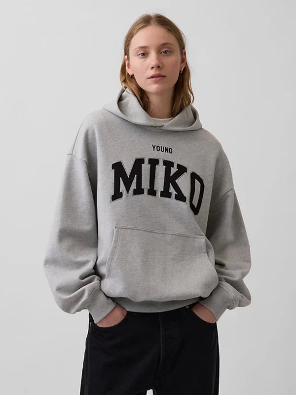 Young Miko Adult Heavyweight Logo Hoodie