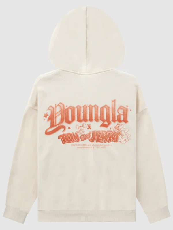 Youngla-Tom-And-Jerry-Cream-Hoodie