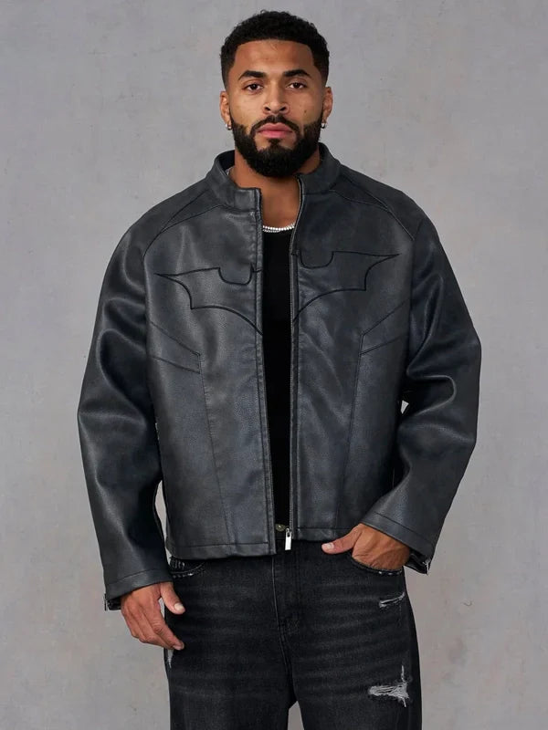 Youngla-X-Batman-Real-Leather-Black-Jacket